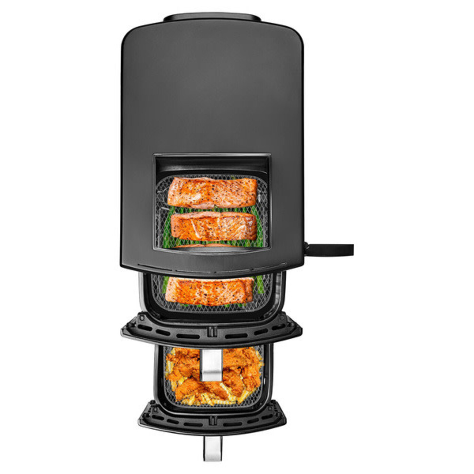 Gourmia 4 Dish Dual Basket Air Fryer with Sync Finish & Sync Cook, 10.4 L (11 qt.)