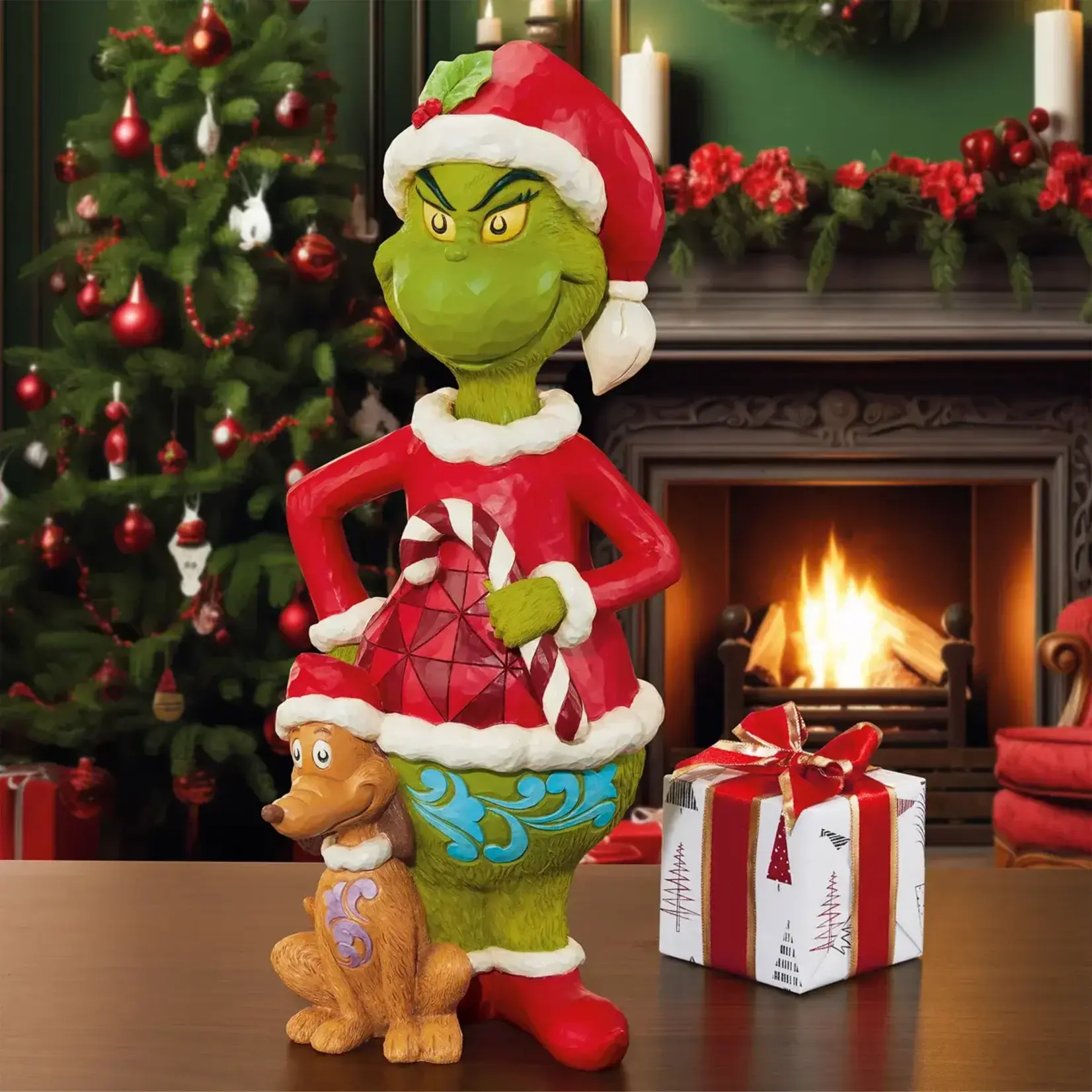 Grinch & Max Statue designs by Jim Shore (Hand-Painted)