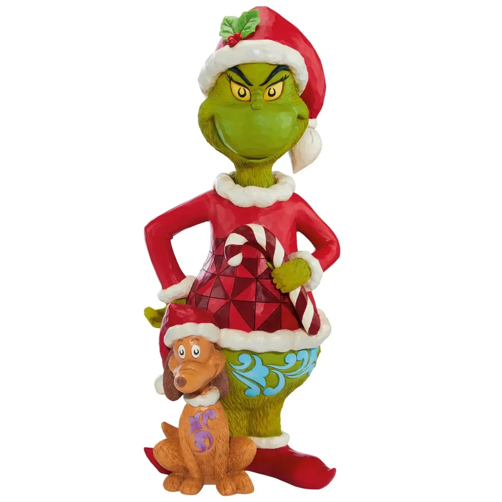Grinch & Max Statue designs by Jim Shore (Hand-Painted)