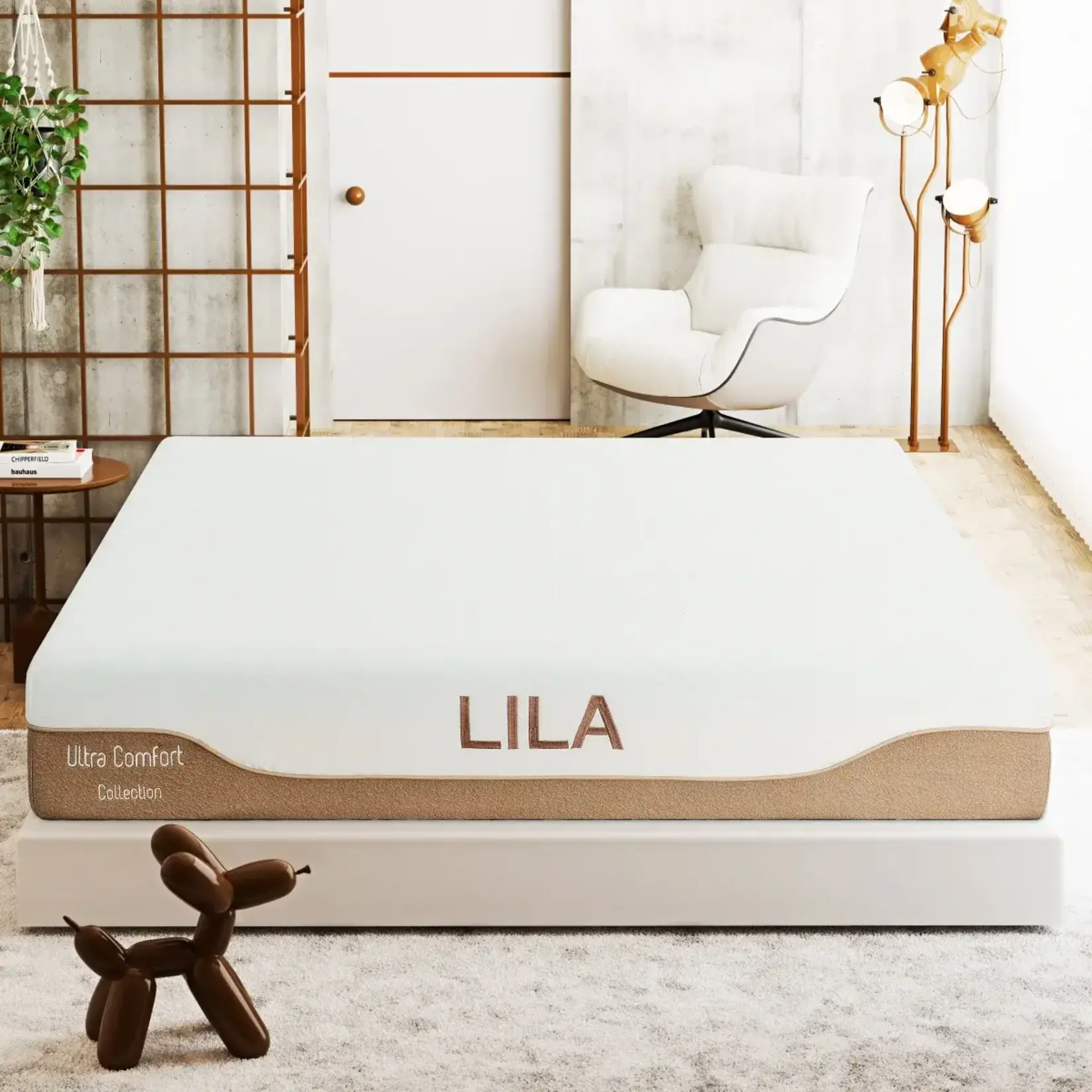 Lila Ultra-Comfort 25.4 cm (10 in.) Memory Foam Mattress (Double)