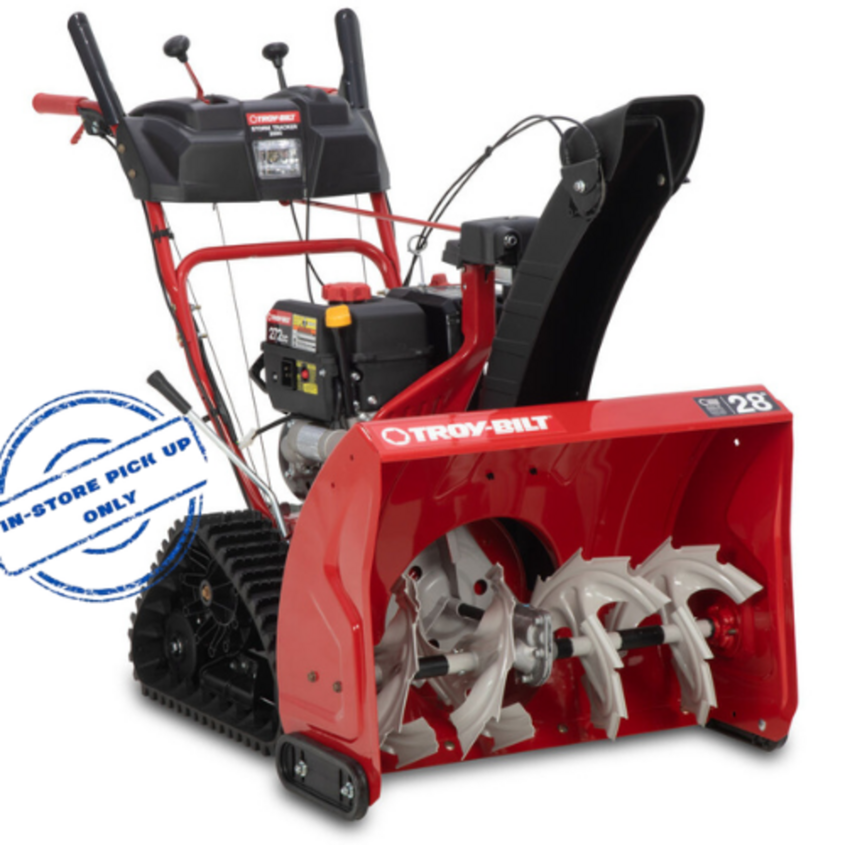 Troy-Bilt Storm Tracker 2890 272cc 28" Electric Start Two-stage Gas Snow Blower with Track Drive