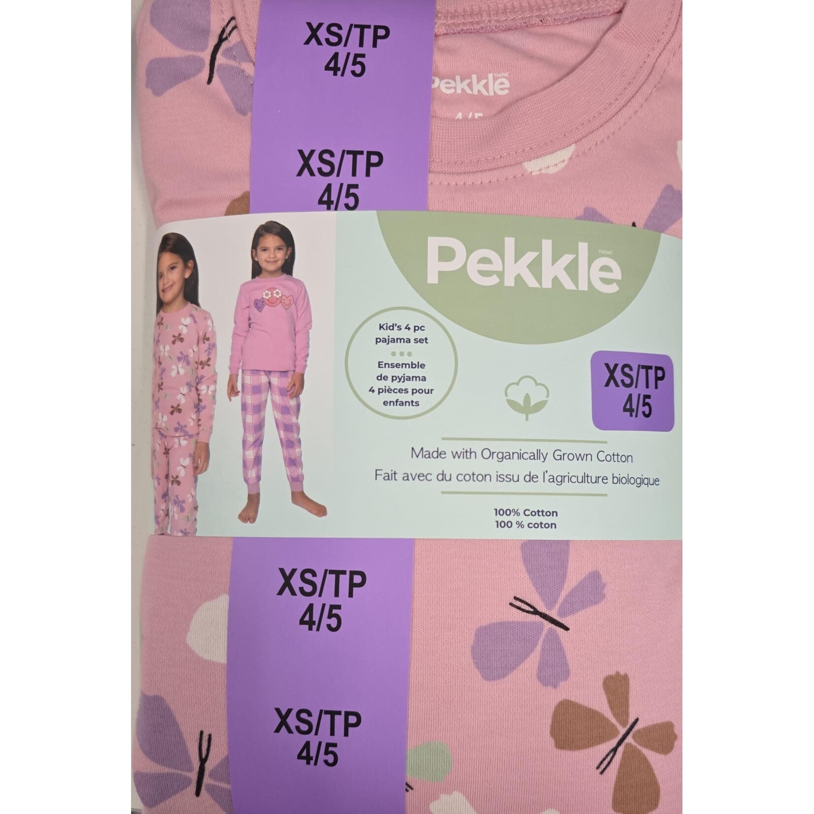 Pekkle - Kids 4pc L/S Organic Pyjama Set -