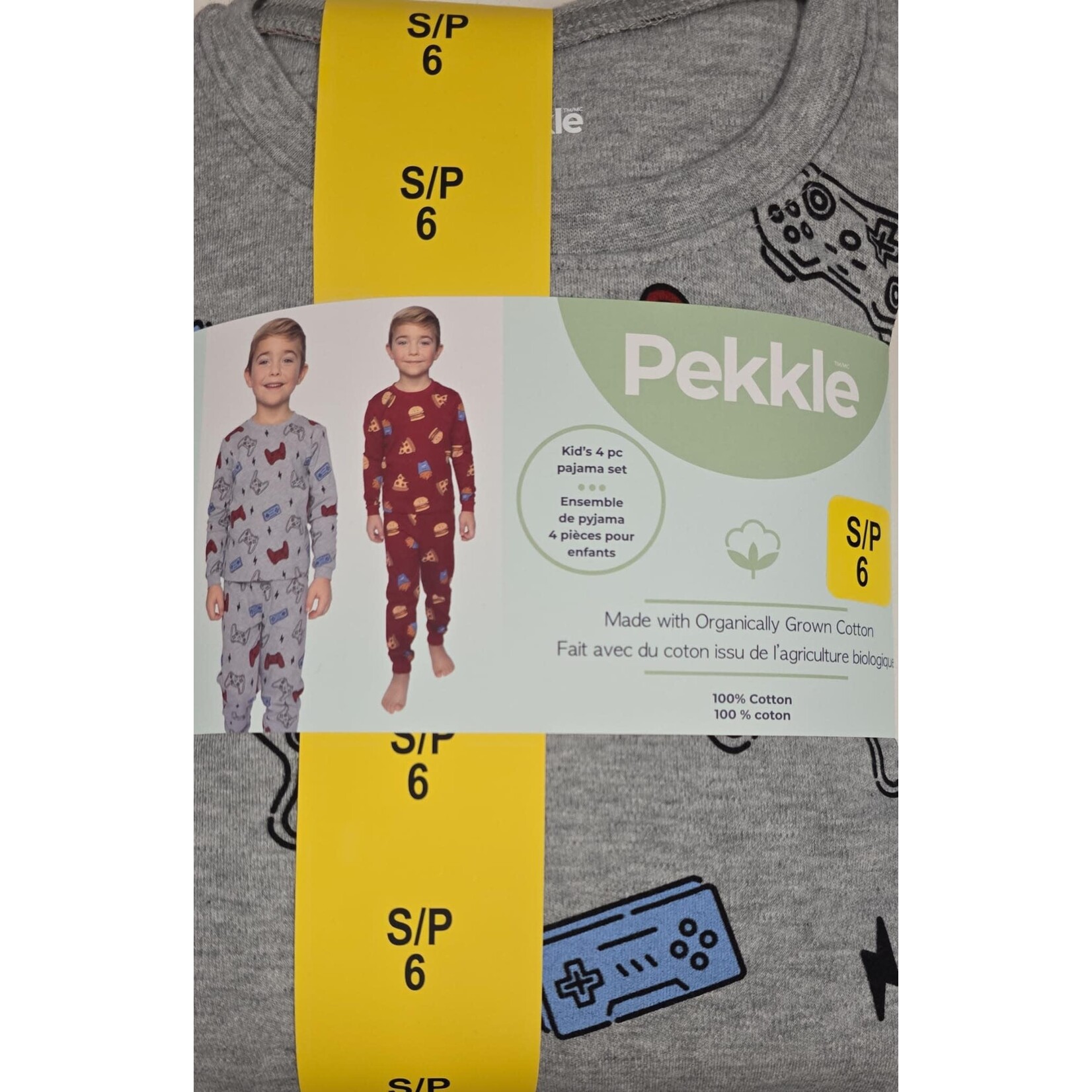 Pekkle - Kids 4pc L/S Organic Pyjama Set -