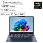 Open Box - Lenovo IdeaPad Slim 5 Copilot+ PC 16" Touchscreen Laptop With AMD Ryzen AI 7 350, 16GB RAM & 1TB SSD