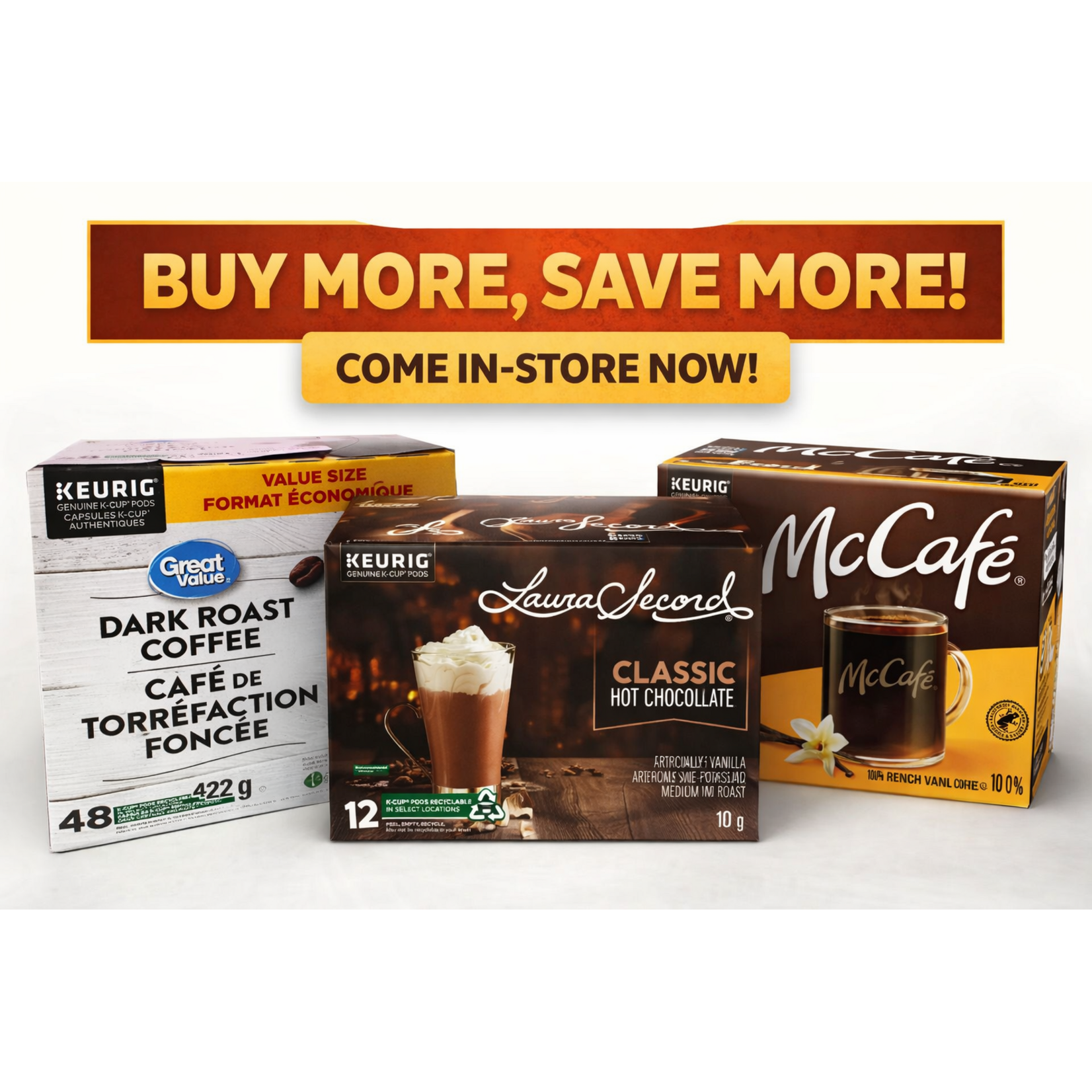 Bundle - Great Value48, Mc Caffe10 & Laura Second12