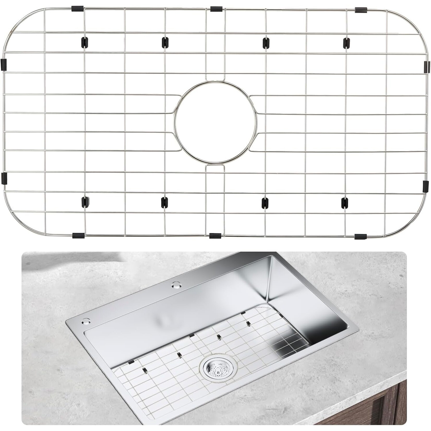 VEVOR Sink Protector Grid, 26"x14"