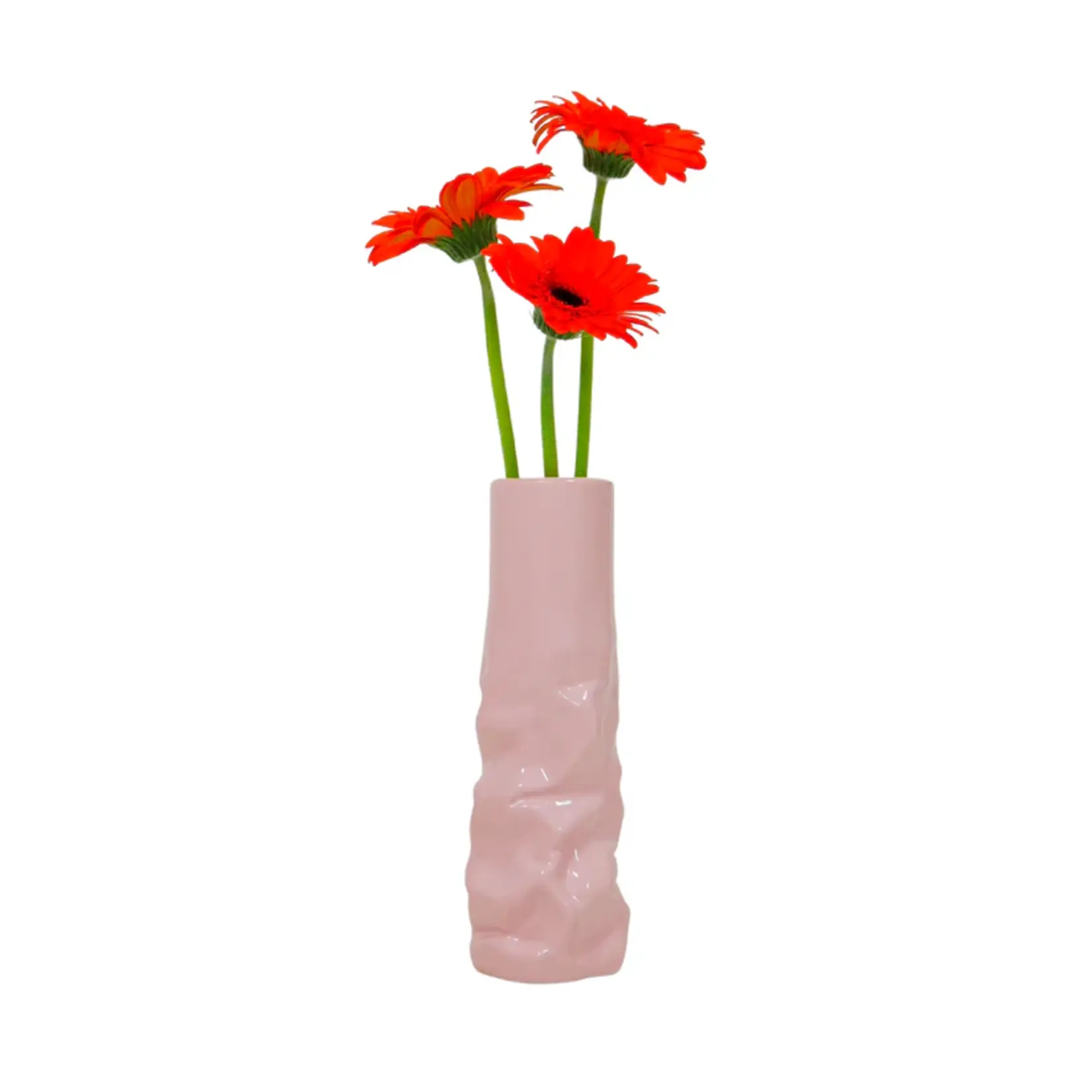 Crushed Tube Vase -