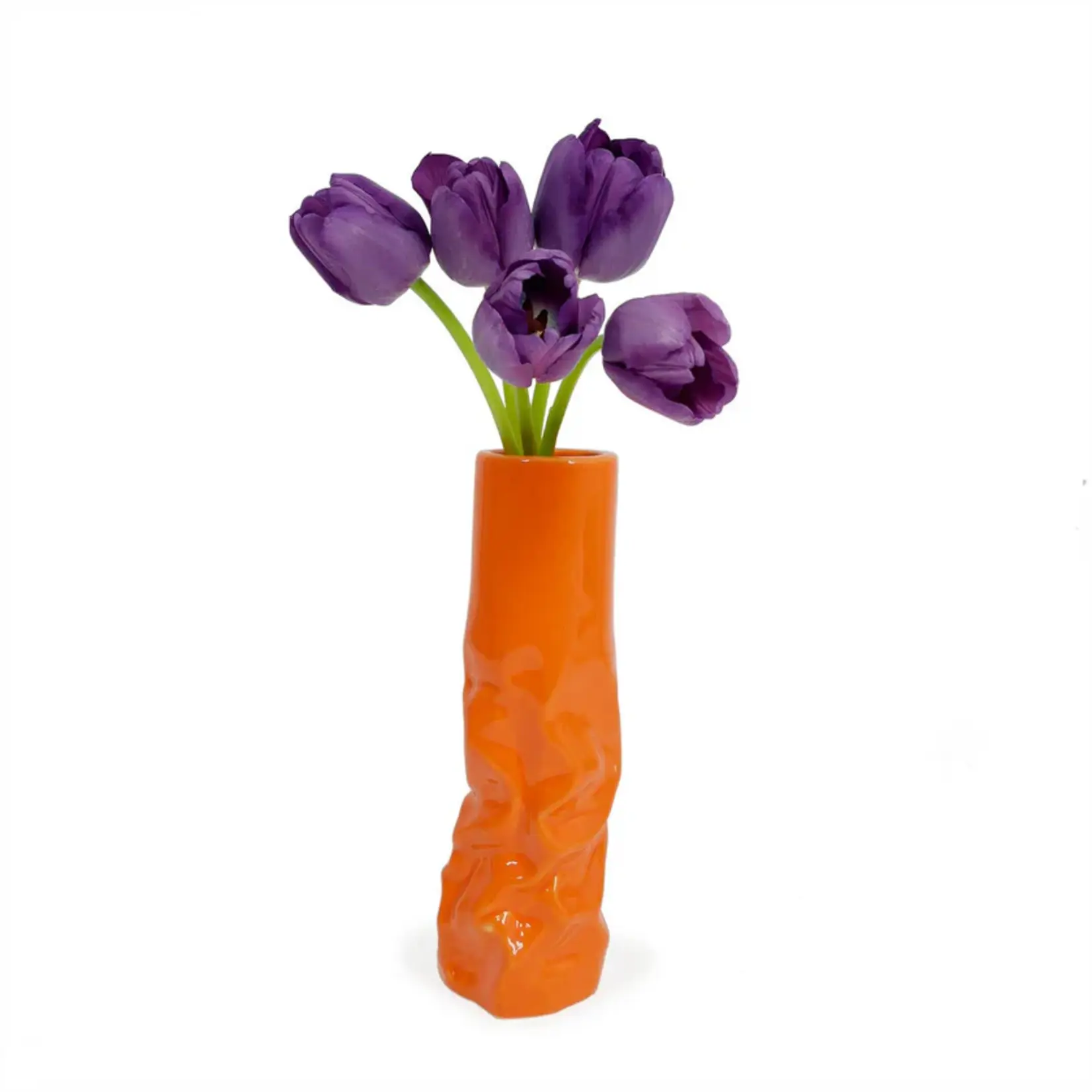 Crushed Tube Vase -