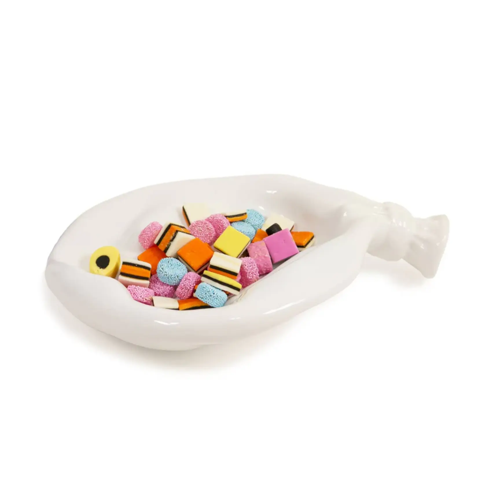 Deflated Balloon Bowl - White