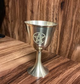 Chalice - Small - Pentagram - Gold Goblet