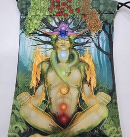 Tree of Life Chakra Man - Tarot Card Bag