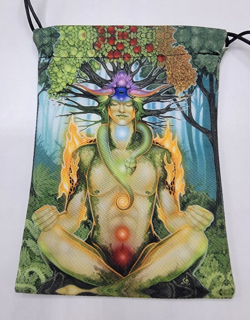 Tree of Life Chakra Man - Tarot Card Bag