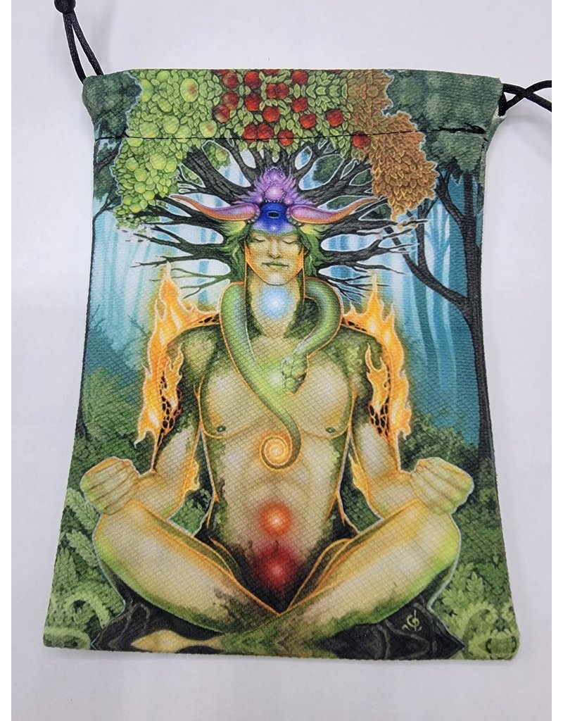 Tree of Life Chakra Man - Tarot Card Bag