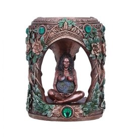 Nemesis Now Bronze Mother Earth Tea Light - 7 cm