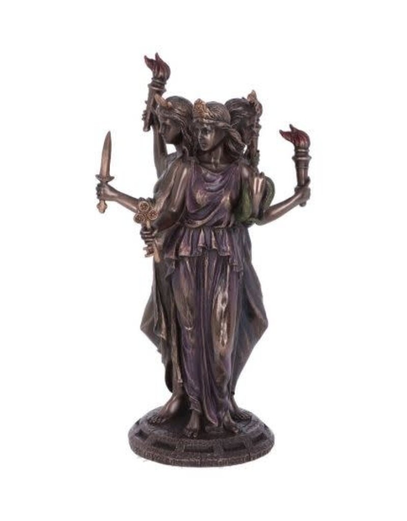 Veronese Design Hecate Triple Goddess of Magic - 21 cm - Bronze (D2)