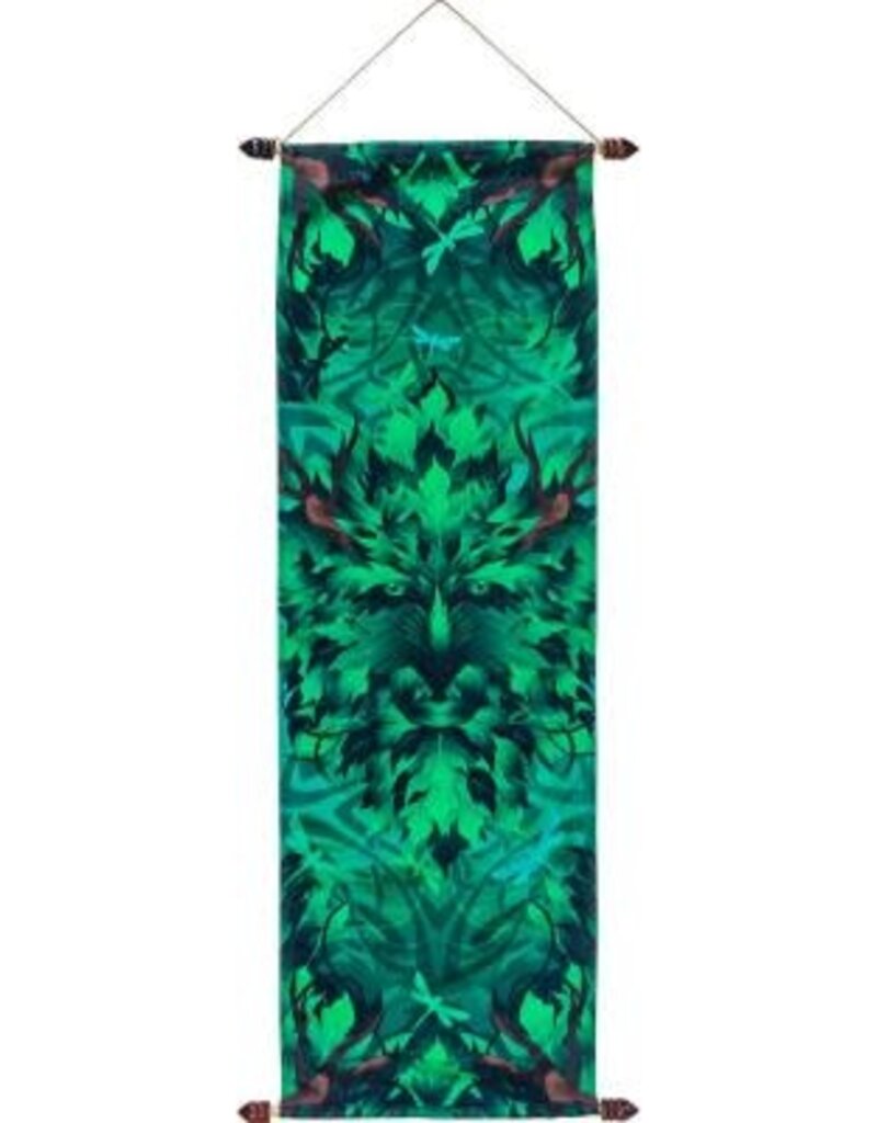 Green Man Banner 36" x 14"