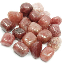 Strawberry Quartz Pink - Medium Gemstone Tumbled