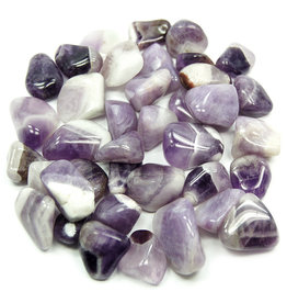 ** Chevron Amethyst - Med Gemstone  Tumbled