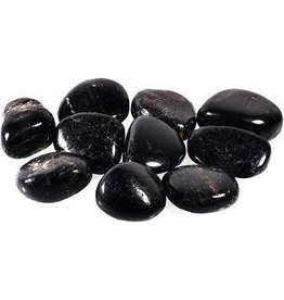 Black Tourmaline - Large Gemstone Tumbled