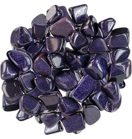 ** Blue Goldstone – Large Gemstone Tumbled