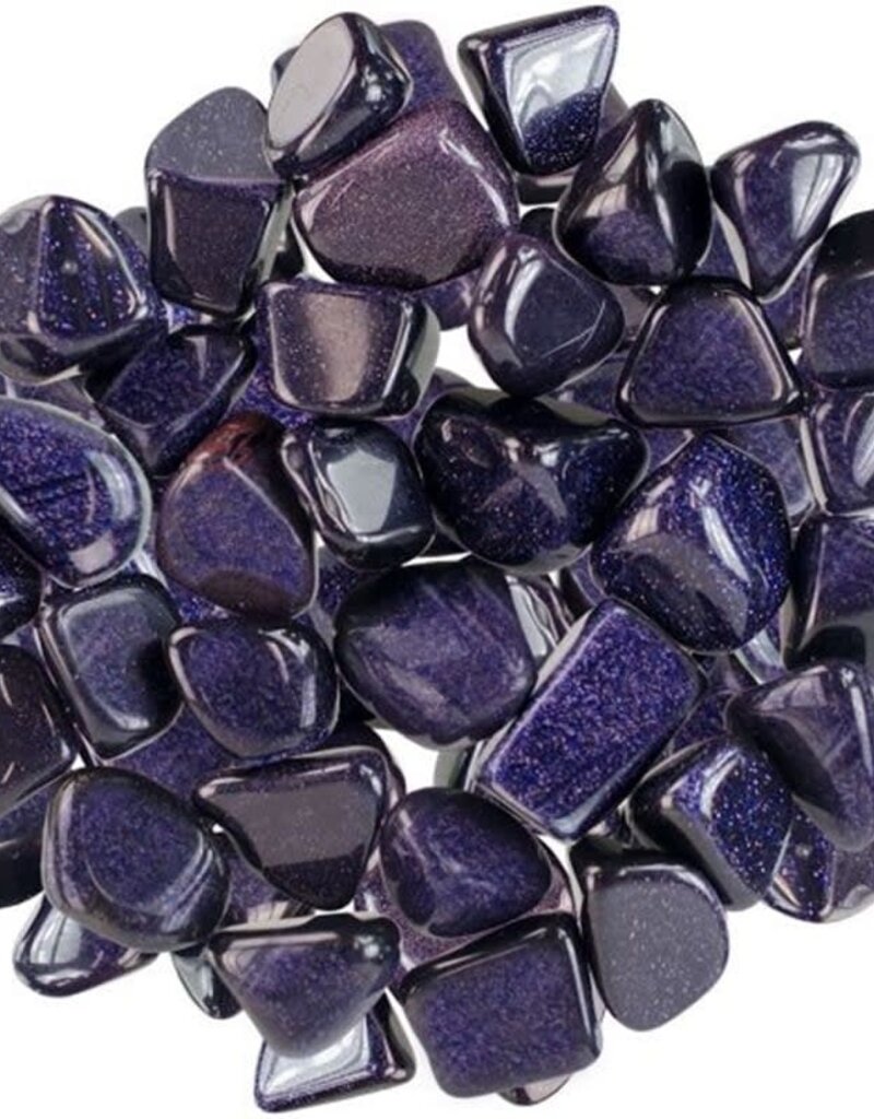 Blue Goldstone – Large Gemstone Tumbled