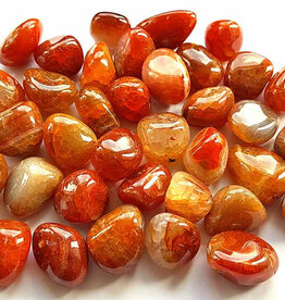 Fire Agate - Medium Gemstone Tumbled