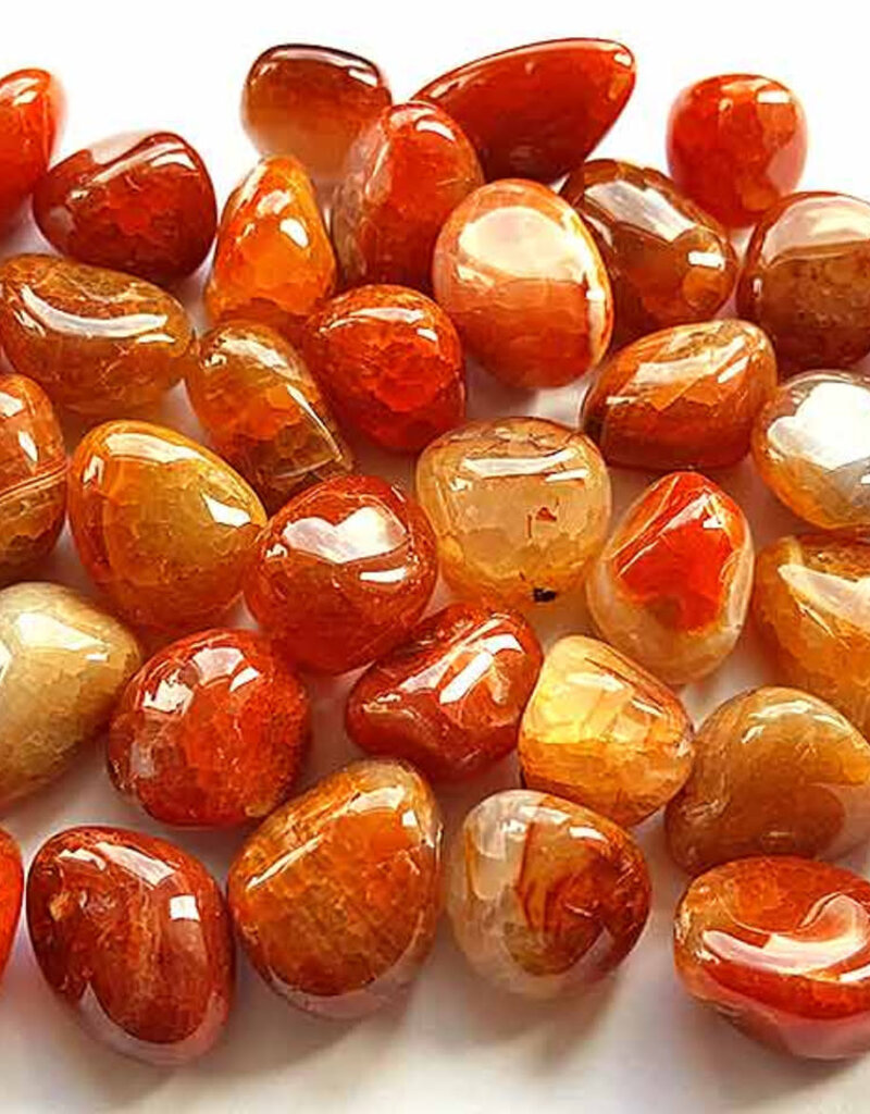 Fire Agate - Medium Gemstone Tumbled