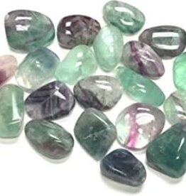Rainbow Fluorite - Med Gemstone Tumbled