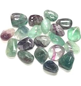 Rainbow Fluorite - Med Gemstone Tumbled