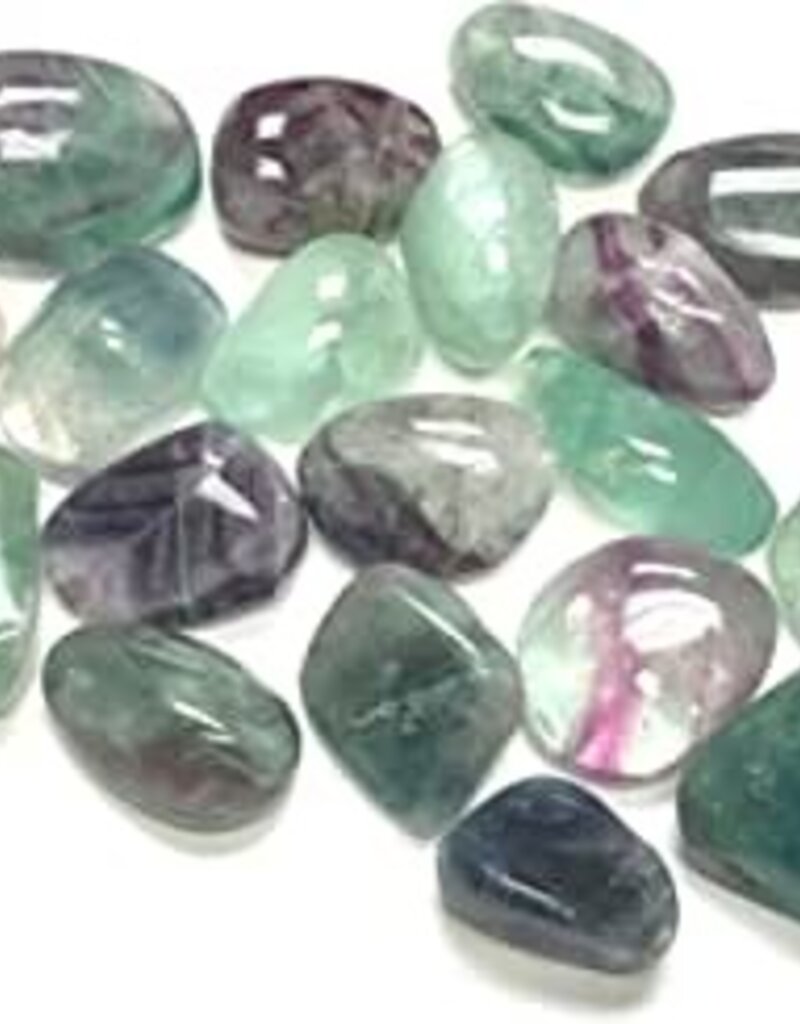 Rainbow Fluorite - Med Gemstone Tumbled