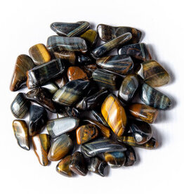 Multi Color Tiger Eye - Large Gemstone Tumbled