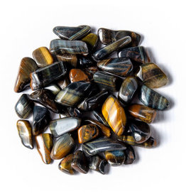 Multi Color Tiger Eye - Large Gemstone Tumbled