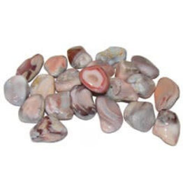 Pink Agate (Botswana) - Large Gemstone Tumbled
