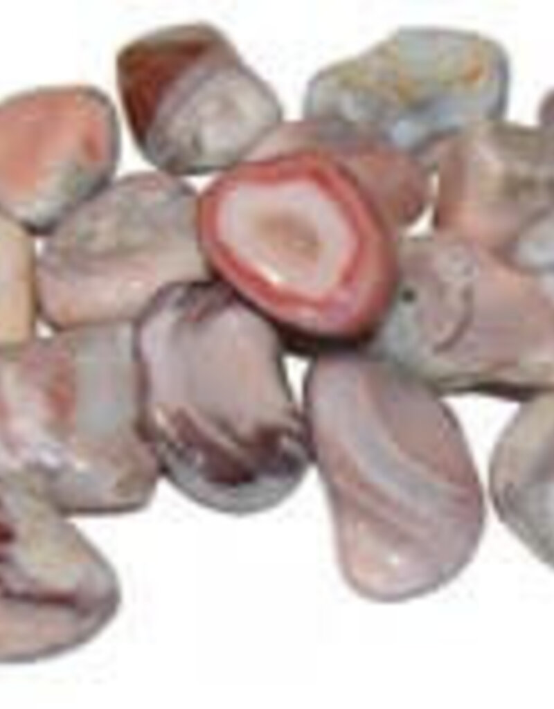 Pink Agate (Botswana) - Large Gemstone Tumbled