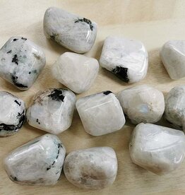Rainbow Moonstone – Medium Gemstone Tumbled