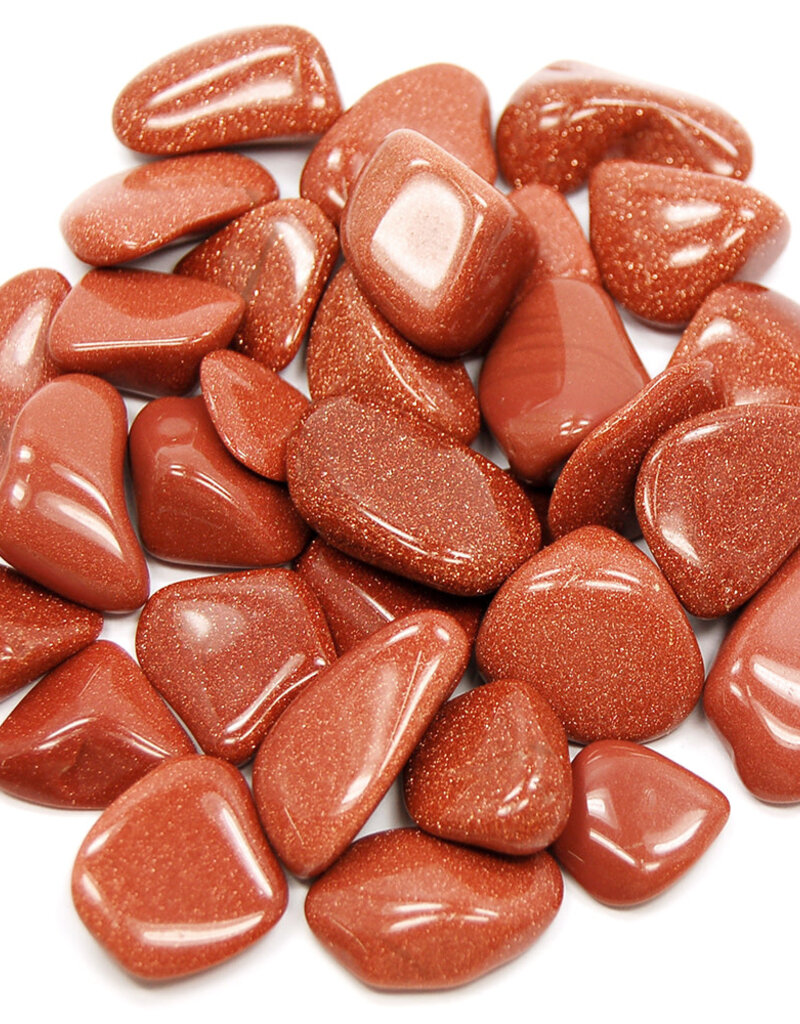 ** Red Goldstone - Medium Gemstone Tumbled