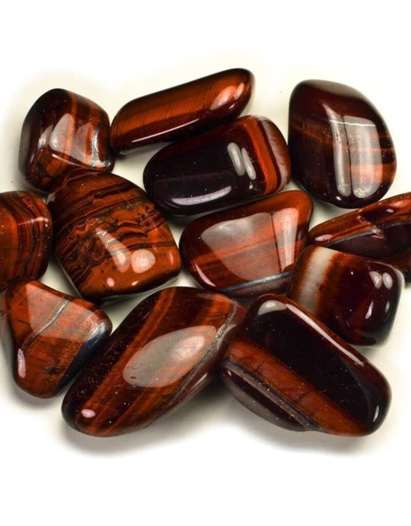 Red Tiger Eye - Small Gemstone Tumbled