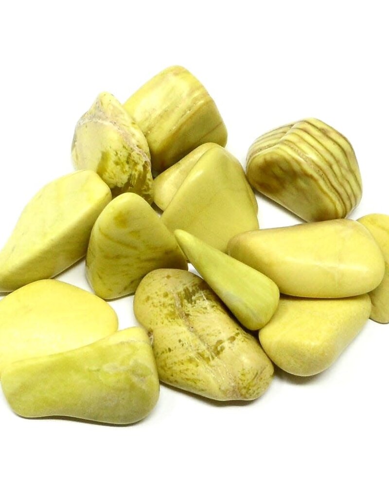 Yellow Serpentine - Small Gemstone Tumbled