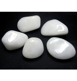 ** Snow Quartz - Medium Gemstone Tumbled