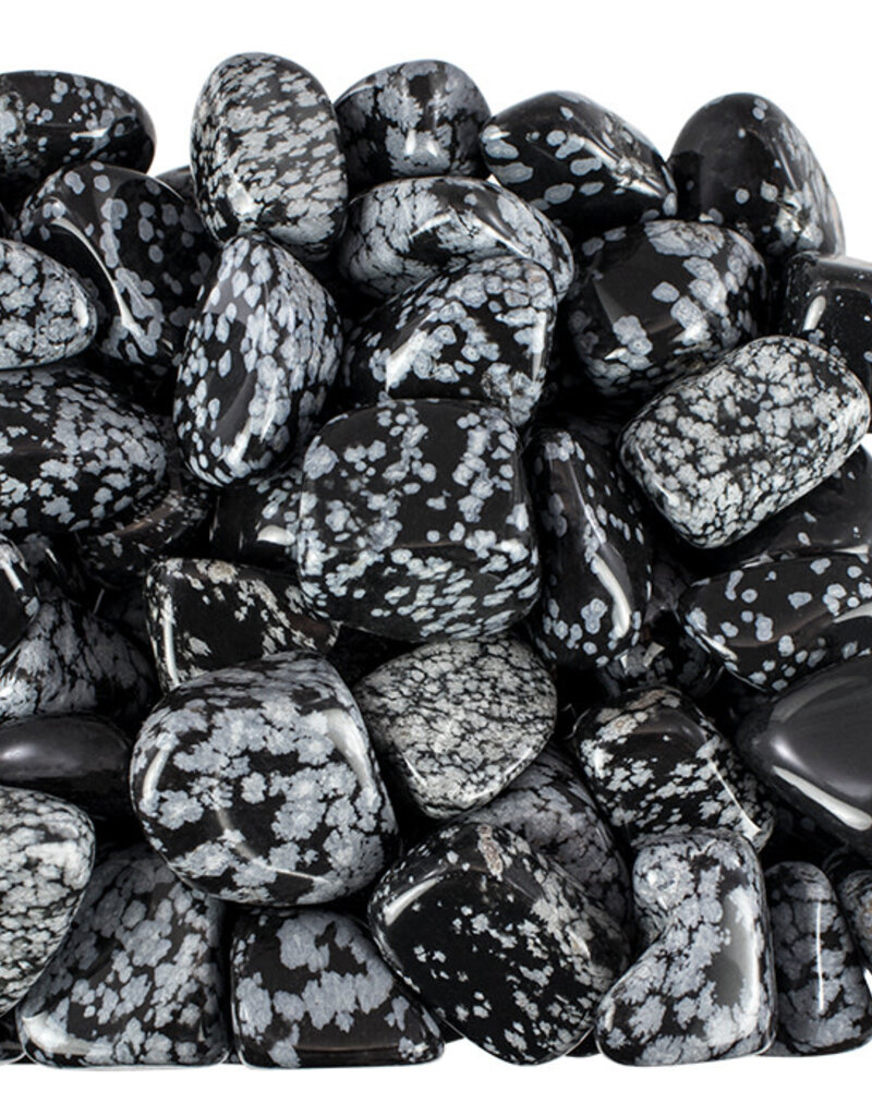 Snowflake Obsidian - Small Gemstone Tumbled