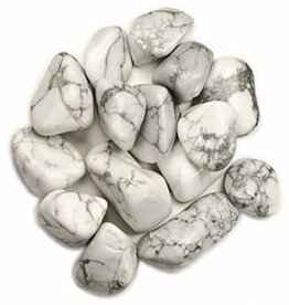 White Howlite - Small Gemstone Tumbled
