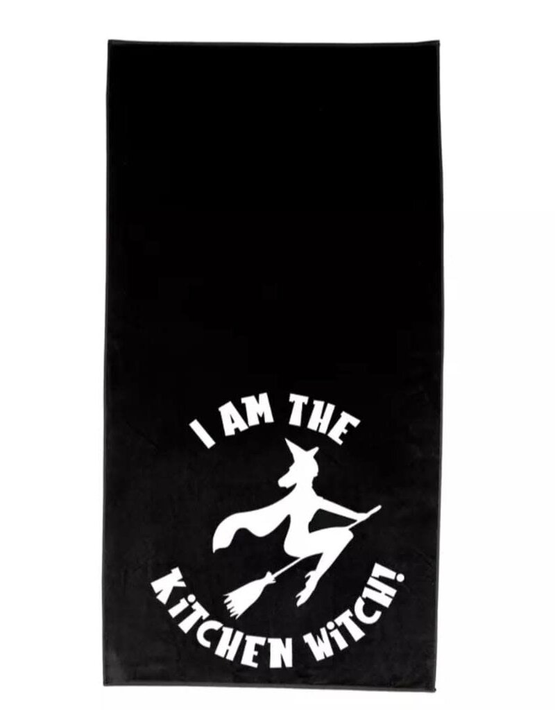 Kitchen Witch Tea Towel