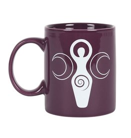 Purple Triple Moon Goddess Mug