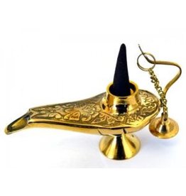 Brass Aladdin Lamp 5" (Genie) Cone Burner