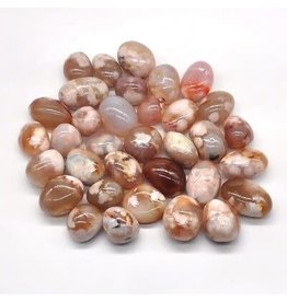 Flower Agate – Medium Gemstone Tumbled