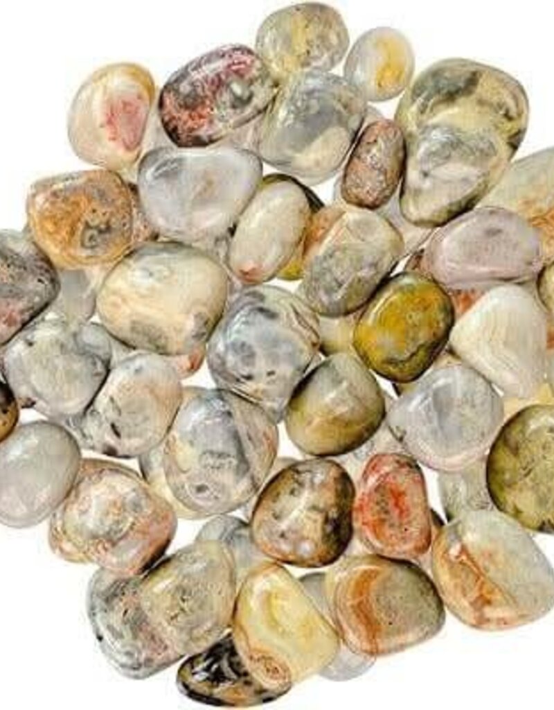 Crazy Lace Agate – Large Gemstone Tumbled