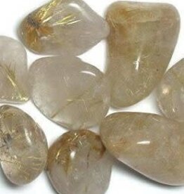 Rutilated Quartz - Large Gemstone Tumbled