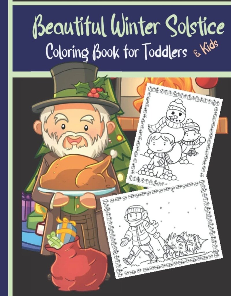 Beautiful Winter Solstice Coloring Book