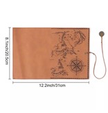 Assorted Treasure Map - Roll-up Pencil Case