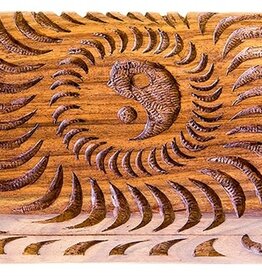 Ying Yang Carved Box 4x6